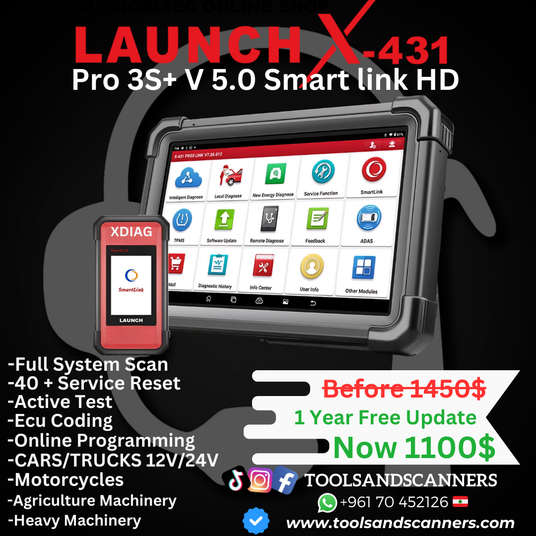 Launch x431 Pro 3s+ V5.0 Smart link HD