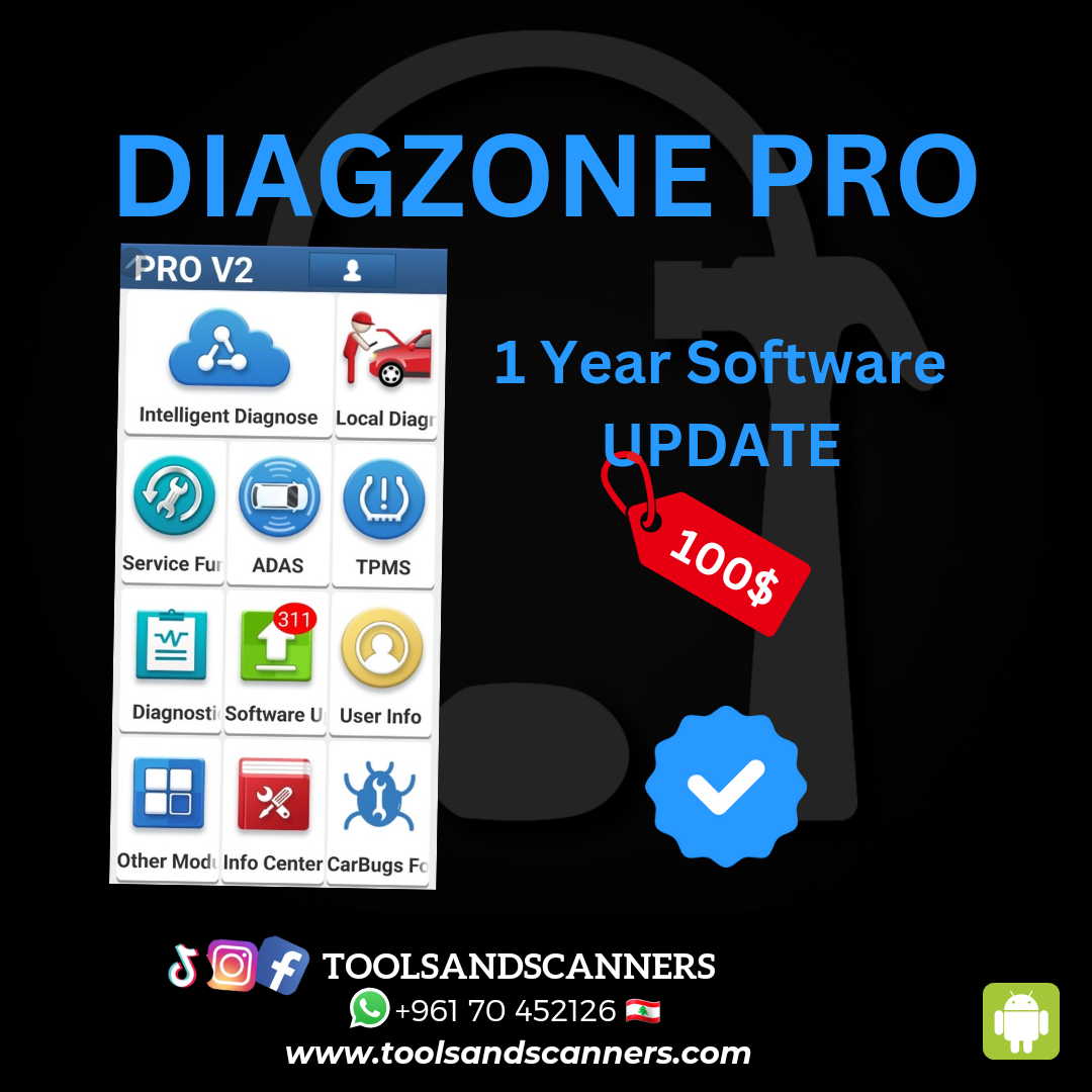 Diagzone pro 1 year software update