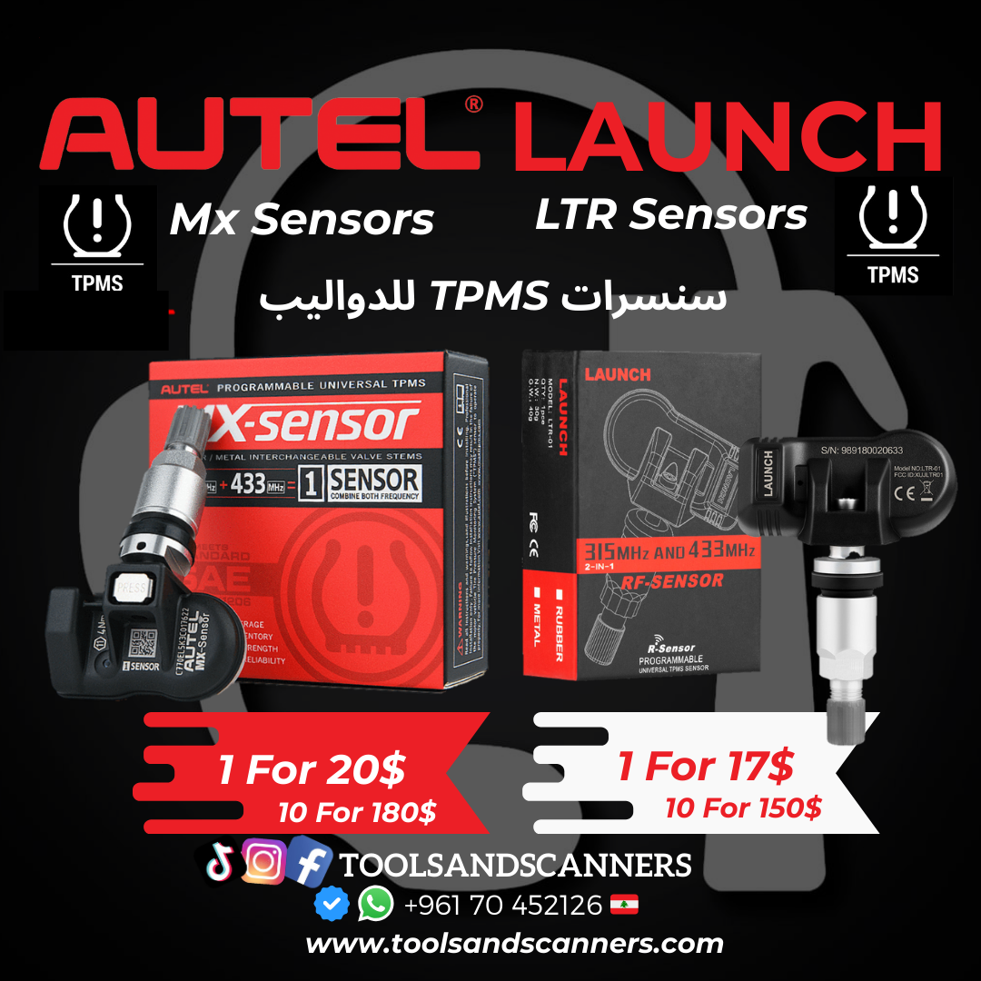 Tpms Autel and launch Tire pressure sensors