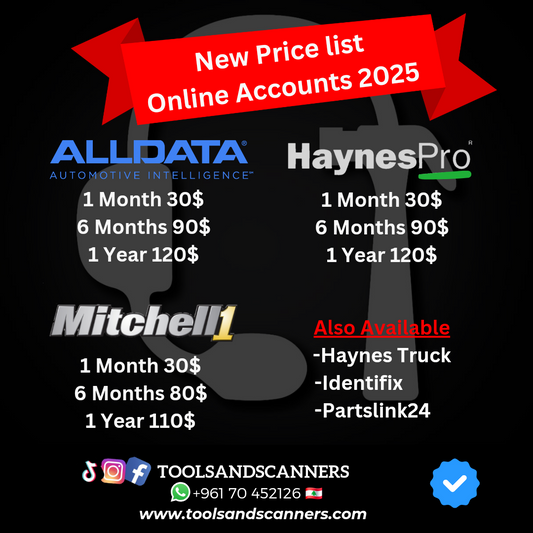 All Data - Haynes Pro - Mitchell1 - Partslink24 - Identifix