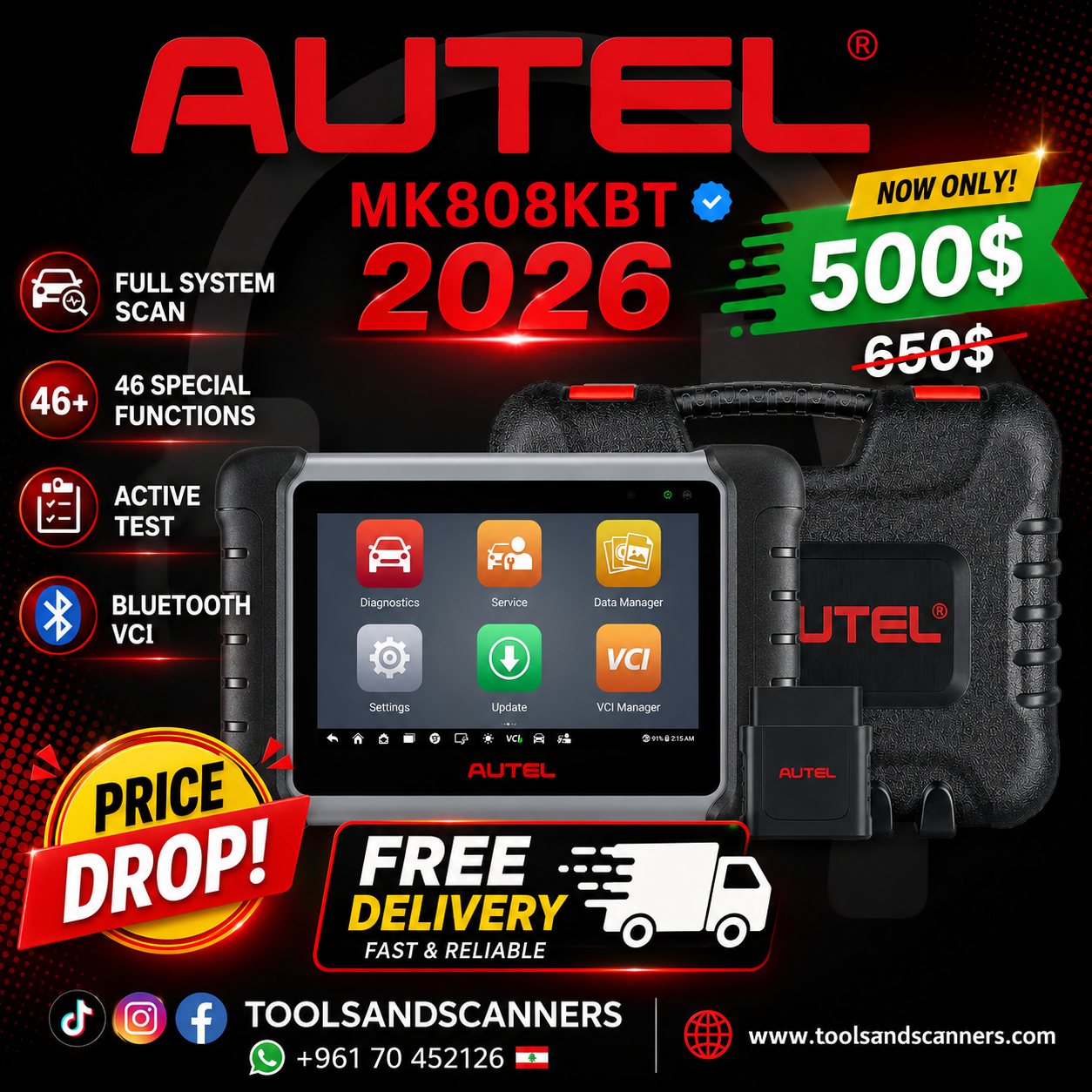 Autel MK808KBT